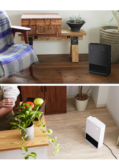 セラミックヒーター 人感センサー付き 温度センサー付き 自動運転 電気 ファンヒーター 温風 オフタイマー 自動 切タイマー