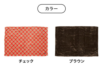 USB ブランケット ヒーター付き 洗える 電気 ひざ掛け 電気毛布 フランネル素材 キャンプ オフィス ブラウン チェック