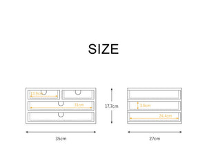 小物チェスト NOTICE ノーティス 3段 4杯 幅35cm 引き出し 完成品 おしゃれ ミニチェスト レターケース 収納家具 収納 インテリア