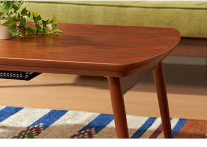 こたつ 折り畳み こたつテーブル 単品 幅90 奥行50 高さ36 ウォールナット ブラウン 木目 折りたたみ 省スペース 長方形 センターテーブル ローテーブル 北欧 おしゃれ(代引不可)