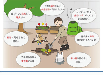 島産業 生ごみ減量乾燥機 パリパリキュー PPC-11-WH ホワイト
