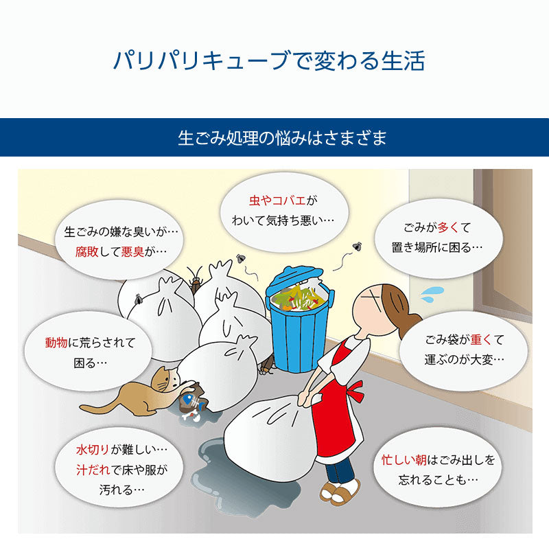 島産業 生ごみ減量乾燥機 パリパリキュー PPC-11-BK ブラック