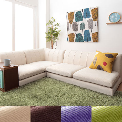 コーナーソファ コンパクト カバーリング 洗える おしゃれ 北欧 ナチュラル シンプル カウチソファ ソファー フロアコーナーソファ フロアソファ ローソファ ユニットソファ ヘーゼル 組み合わせ自由 フロアタイプ カバー付き (代引不可)