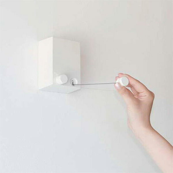 森田アルミ工業 pid 4M ピッドヨンエム 室内物干しワイヤー 部屋干し 洗濯 洗濯物 ハンガー タオル掛け 洗濯グッズ 自由伸縮 省スペース コンパクト シンプル 壁面取り付け 壁掛け ホワイト ロープ 備品 浴室 花粉対策 梅雨対策 おしゃれ 便利