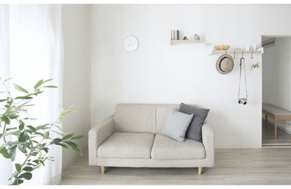 【※法人様限定販売】 森田アルミ工業 多目的シェルフ Wally ウォーリー W1650 ミルクホワイト×バーチ WAL16-WB 室内 物干し 省スペース コンパクト 壁付け ラック おしゃれ かわいい シンプル