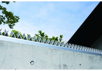 森田アルミ工業 アルミ 忍び返し Agx エージーエックス 1000mm プレーンシルバー シンプル スタイリッシュ 防犯 不審者対策 侵入対策