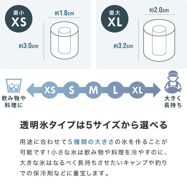 製氷機 透明氷タイプ ノーマルタイプ 最短6分 サイズ調整可能 連続製氷 自動洗浄 simplus シンプラス SP-CED03 SP-CED04【メーカー1年保証】