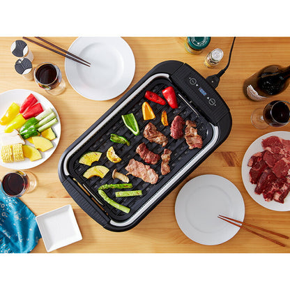 simplus シンプラス 吸煙グリル SP-GL02 ホットプレート 1350W 煙が出ない 焼肉 プレート 煙の少ない スモークレス 焼き肉機 調理温度調節 卓上 【メーカー1年保証】