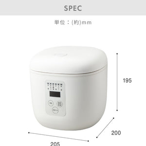 simplus シンプラス 炊飯器 4合炊き 糖質カット 低糖質モード SP-OFMC4