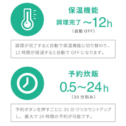 simplus シンプラス 炊飯器 4合炊き 糖質カット 低糖質モード SP-OFMC4 【メーカー1年保証】