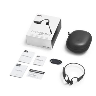 ワイヤレス骨伝導イヤホン SHOKZ Bluetooth ワイヤレス イヤホン 骨伝導 マイク付き テレワーク 最大16時間 SKZ-EP-000039 OPENCOMM 2 2025 UPGRADE