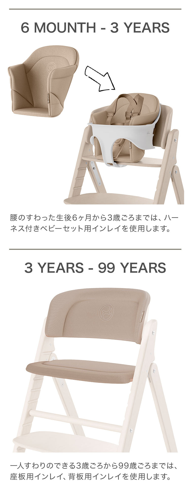 【新発売】【セット】クリック&フォールド Click&Fold 3-IN-1 コンフォートインレイ 正規品 サイベックス cybex ロングユース ハーネス トレー ベビー キッズ 椅子 イス 高さ調整 折りたたみ可能 折りたたみ ハイチェア ベビーチェア コンパクト(代引不可)