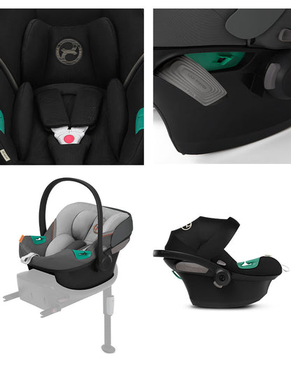 CYBEX サイベックス エイトン S2 アイサイズ チャイルドシート 正規品 3年保証 Aton S2 i-Size 新生児~18ヶ月まで ベビーシート カーシート ゴールドライン 回転式 子供 自動車 カー用品(代引不可)