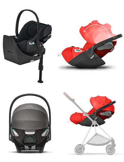 CYBEX サイベックス クラウド Z2 アイサイズ チャイルドシート 正規品 3年保証 Cloud Z2 i-Size 新生児~18ヶ月まで ベビーシート カーシート プラチナムライン 回転式 子供 自動車 カー用品(代引不可)