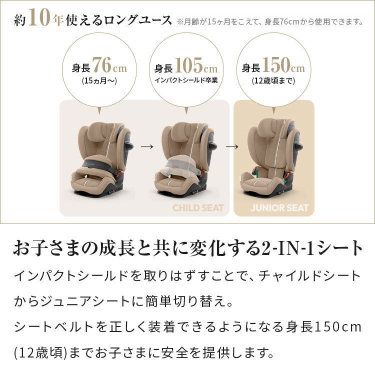 【正規販売店】【メーカー3年保証】 サイベックス ジュニアシート チャイルドシート ジュニアシート パラスG2 15ヶ月から 12歳まで cybex(代引不可)