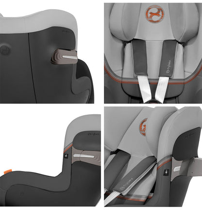 CYBEX サイベックス シローナ SX2 アイサイズ チャイルドシート 正規品 3年保証 Sirona SX2 i-Size 新生児~4歳まで ベビーシート カーシート ゴールドライン 回転式 子供 自動車 カー用品(代引不可)