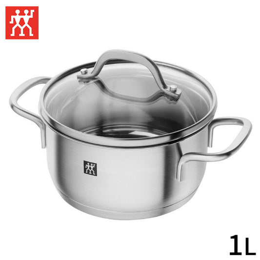 ツヴィリング ピコ シチューポット 14cm 1L 両手 鍋 ステンレス ガラスフタ付き 【日本正規販売品】 66652-140 おしゃれ シンプル モダン リビング 新生活 一人暮らし(代引不可)