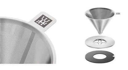 ツヴィリング ステンレス コーヒー ステンレス ドリッパー ペーパーレス 1-4杯用 食洗機対応 Z1024-005 おしゃれ シンプル モダン リビング 新生活 一人暮らし(代引不可)