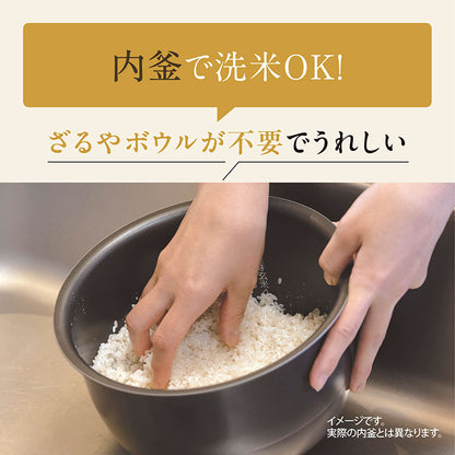 炊飯器 5.5合炊き 象印 5.5合 NW-VK10-WA 極め炊き IH炊飯器 ホワイト 保温時間 白米 無洗米 白米急速 黒まる厚釜採用 象印マホービン エコ炊飯