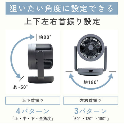 象印 サーキュレーター RC-AA30 ZOJIRUSHI 2WAYサーキュレーター 扇風機 30畳対応 ホワイト グレー RC-AA30-HA RC-AA30-WA