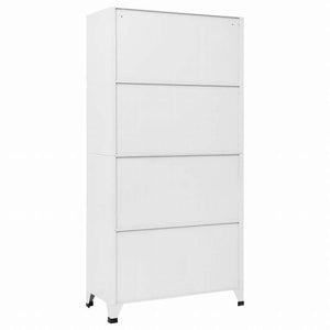 vidaXL ロッカーキャビネット 収納スペース6点 スチール 90x45x180cm グレー家具 キャビネット&収納 収納キャビネット・ロッカー(代引不可)