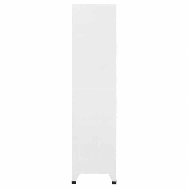 vidaXL ロッカーキャビネット 収納スペース9点 スチール 90x45x180cm グレー家具 キャビネット&収納 収納キャビネット・ロッカー(代引不可)