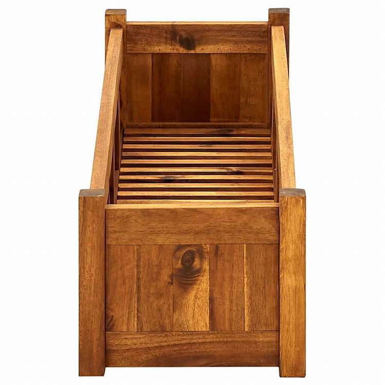 vidaXL ガーデンレイズドベッド アカシア材 100x30x25cmホーム&ガーデン 芝&ガーデン ガーデニング 鉢植え・プランター(代引不可)