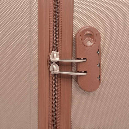 vidaXL ハードスーツケース4点セット シャンパンスーツケース&かばん スーツケース(代引不可)