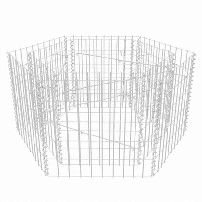 vidaXL ガビオン レイズドベッド 六角形 スチール製 100x90x50cmホーム&ガーデン 芝&ガーデン ガーデニング 鉢植え・プランター(代引不可)