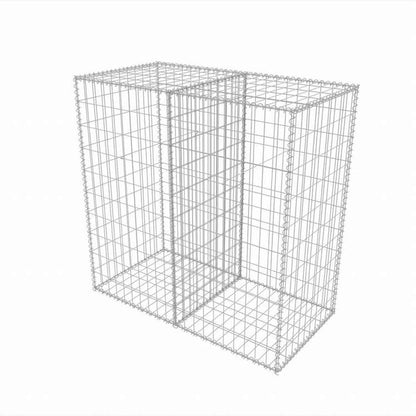 vidaXL ガビオンバスケット 亜鉛メッキ鋼製 100x50x100 cmハードウェア フェンス&バリア フェンスパネル(代引不可)
