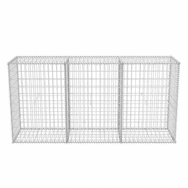 vidaXL ガビオンバスケット 亜鉛メッキ鋼製 200x50x100 cmハードウェア フェンス&バリア フェンスパネル(代引不可)