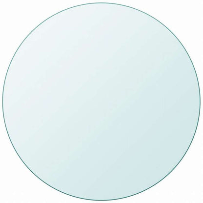 vidaXL テーブルトップ 強化ガラス 円型 600mm家具 テーブル用品 テーブルトップ(代引不可)