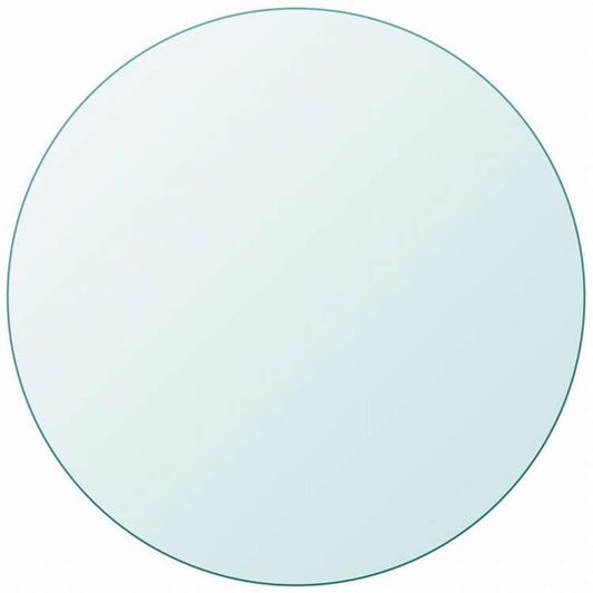 vidaXL テーブルトップ 強化ガラス 円型 700mm家具 テーブル用品 テーブルトップ(代引不可)