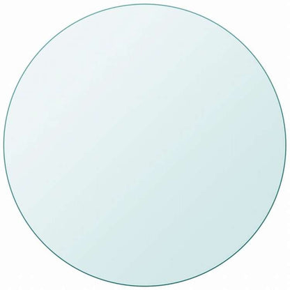 vidaXL テーブルトップ 強化ガラス 円型 800mm家具 テーブル用品 テーブルトップ(代引不可)
