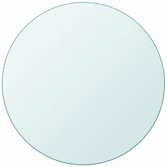 vidaXL テーブルトップ 強化ガラス 円型 800mm家具 テーブル用品 テーブルトップ(代引不可)