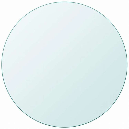 vidaXL テーブルトップ 強化ガラス 円型 900mm家具 テーブル用品 テーブルトップ(代引不可)