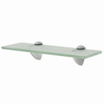 vidaXL フローティングシェルフ ガラス製 30x10cm 8mm家具 棚 壁面収納棚・壁面ラック(代引不可)