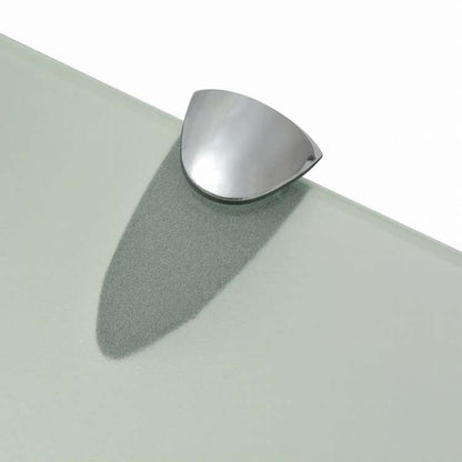 vidaXL フローティングシェルフ ガラス製 30x10cm 8mm家具 棚 壁面収納棚・壁面ラック(代引不可)