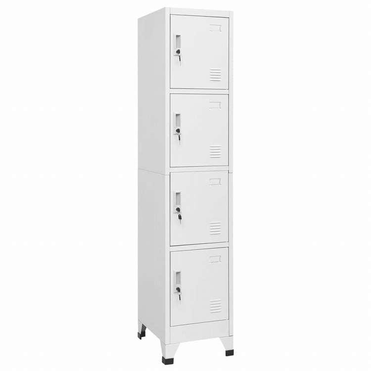 vidaXL ロッカーキャビネット 収納スペース4点付き 38x45x180cm家具 キャビネット&収納 収納キャビネット・ロッカー(代引不可)
