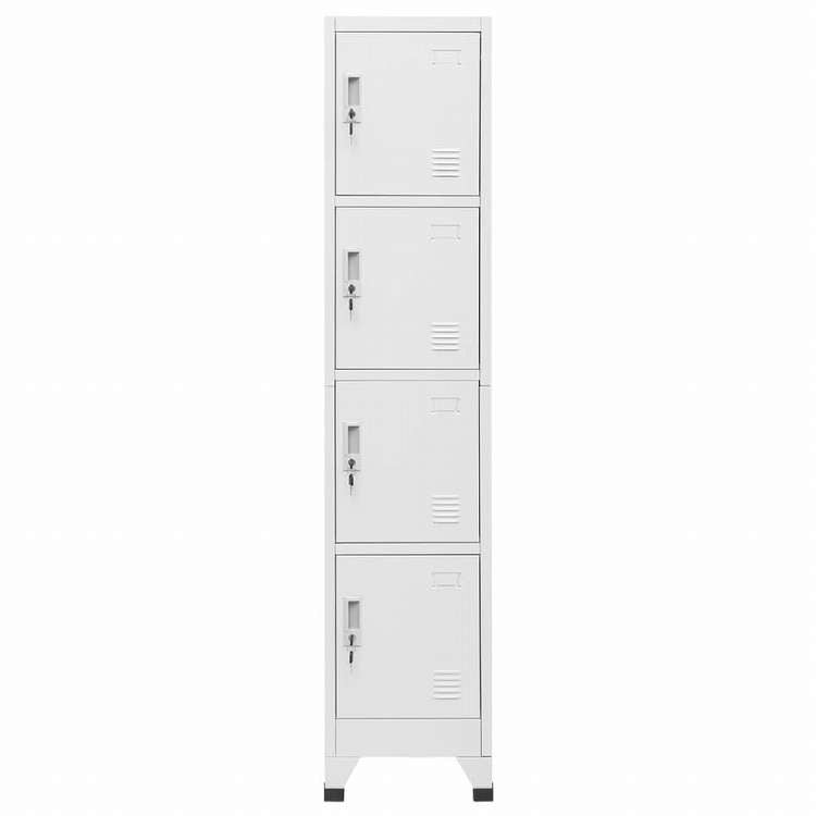 vidaXL ロッカーキャビネット 収納スペース4点付き 38x45x180cm家具 キャビネット&収納 収納キャビネット・ロッカー(代引不可)