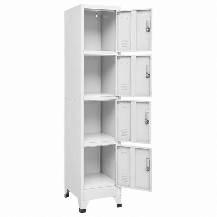vidaXL ロッカーキャビネット 収納スペース4点付き 38x45x180cm家具 キャビネット&収納 収納キャビネット・ロッカー(代引不可)