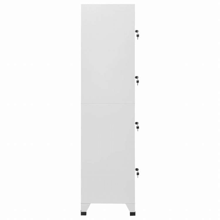 vidaXL ロッカーキャビネット 収納スペース4点付き 38x45x180cm家具 キャビネット&収納 収納キャビネット・ロッカー(代引不可)