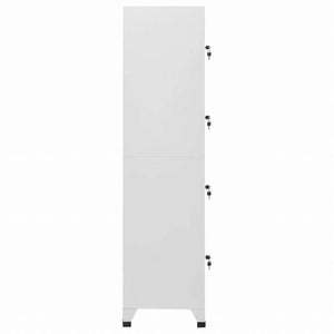 vidaXL ロッカーキャビネット 収納スペース4点付き 38x45x180cm家具 キャビネット&収納 収納キャビネット・ロッカー(代引不可)