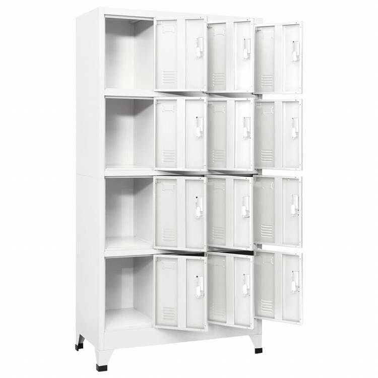 vidaXL ロッカーキャビネット 収納スペース12点付き 90x45x180cm家具 キャビネット&収納 収納キャビネット・ロッカー(代引不可)