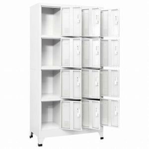 vidaXL ロッカーキャビネット 収納スペース12点付き 90x45x180cm家具 キャビネット&収納 収納キャビネット・ロッカー(代引不可)