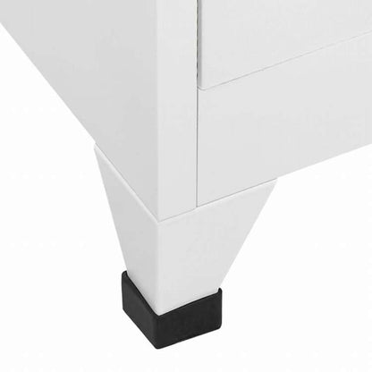 vidaXL ロッカーキャビネット 収納スペース12点付き 90x45x180cm家具 キャビネット&収納 収納キャビネット・ロッカー(代引不可)