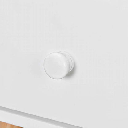 vidaXL ベッドサイドテーブル 2点 パイン無垢材 40x30x61cm ホワイト家具 テーブル ベッドサイドテーブル(代引不可)