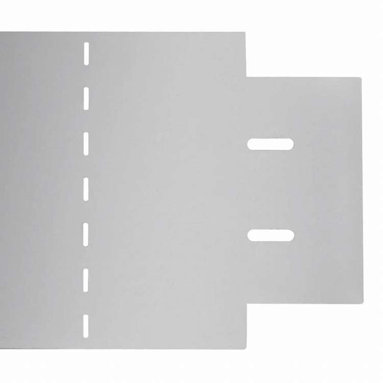 vidaXL ガーデンフェンス 5点セット 亜鉛メッキ鋼製 100x19cmハードウェア フェンス&バリア 庭小道・縁(代引不可)