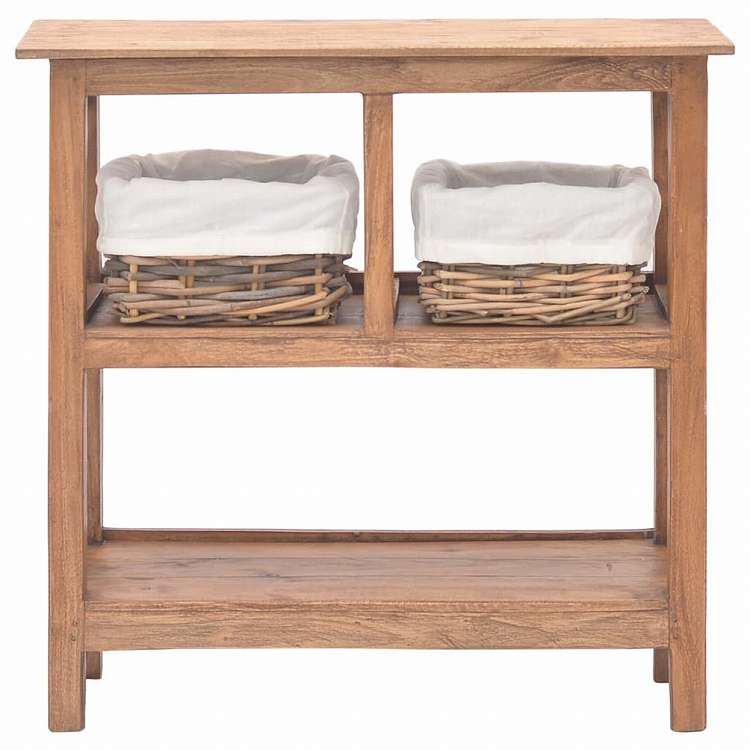 vidaXL コンソールテーブル マホガニー無垢材 69x28x70cm家具 テーブル アクセントテーブル エンドテーブル(代引不可)