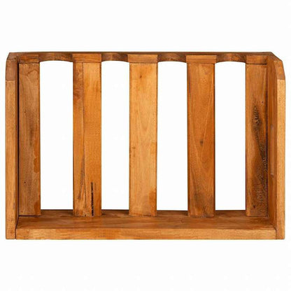 vidaXL ワインラック 4点 ボトル16本用 マホガニー無垢材家具 キャビネット&収納 ワインラック(代引不可)